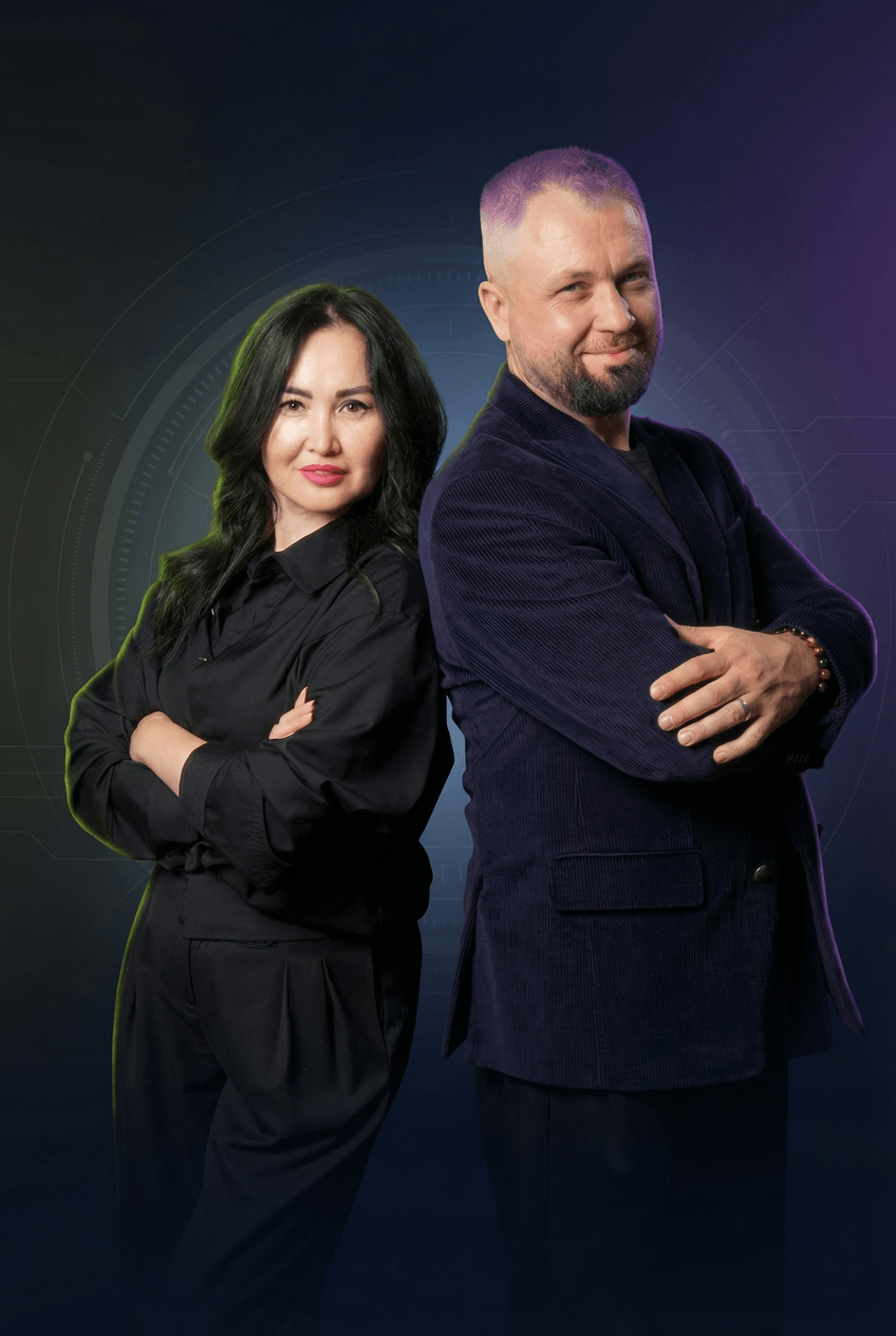 Сергей Конев и Алия Рызыхан — со-основатели IKIGAI PROMOTION